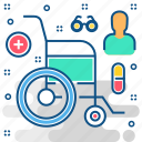 wheelchair, ambulance, emergency, handicapped, hospital, medical, patient