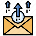 send, communications, email, envelope, letter