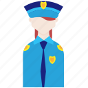 cop, police, policeman, profession, woman