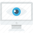 eye, monitor, monitoring, preview, seo