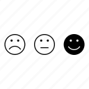 emoji, excited, happy, happy face, rated, rating scale, smiley