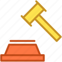 auction, auction hammer, bid, gavel, mallet