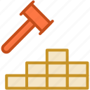 auction, auction hammer, bid, gavel, mallet