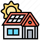 efficiency, electric, house, power, solar