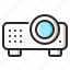 beamer, device, presentation, projection, projector 