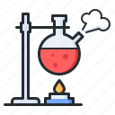 chemistry, flask, science, experiment