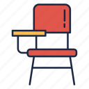 chair, learn, university