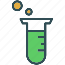 experiment, flask, potion, tube