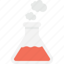 chemical, conical flask, flask, laboratory, research