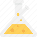 chemical, conical flask, flask, laboratory, research