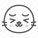 animal, avatar, emoji, face, seal