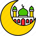 islam, moon, mosque, ramadan, religion, muslim