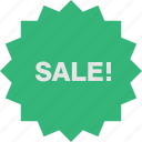 sale, sticker