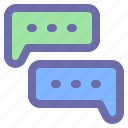 chat, message, bubble, communication, speech