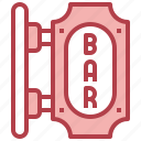 signboard, bar, pub, food, restaurant