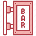 signboard, square, bar, pub, restaurant