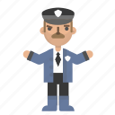 avatar, character, man, people, police, policeman, security