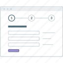 layout, browser, ui, user interface, website, wireframe, form