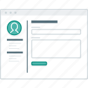 layout, browser, form, ui, user interface, website, workflow