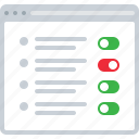 flowchart, preference, settings, sitemap, web