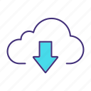 cloud storage, server, data, database