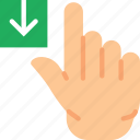 download, finger, gesture, hand, interaction