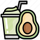 avocado, healthy, food, fruit, smoothie, drink