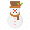 christmas, snow, snowman, winter