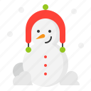 christmas, snow, snowman, winter