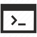 code, command, program, source, window