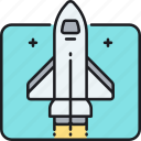 rocket, shuttle, space, launch