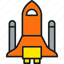 rocket, launch, spaceship, shuttle