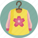 sweater, flower, clothing, spring, colorful