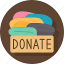 donation, clothes, charity, help, support