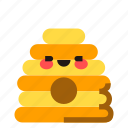 beehive, bee, honey, honeycomb, apiculture, emoji