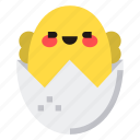 chick, chicken, fowl, poult, easter, emoji