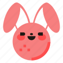 rabbit, bunny, easter, animal, emoji