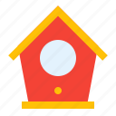 bird, birdhouse, home, house, spring