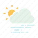 cloud, cloudy, forecast, sun, sunny, weather