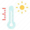 celsius, fahrenheit, heat, hot, summer, temperature, thermometer