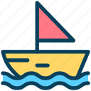 summer, boat, ship, watercraft, sea