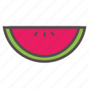 food, fruit, melon, summer, vacation, water, watermelon