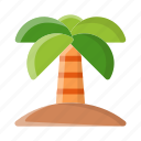 palm, tree, leaf, summer, nature, plant, tropical