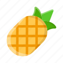 pineapple, fruit, food, sweet, healthy, tropical, fresh