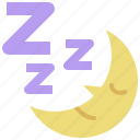 moon, night, sky, sleeping, space, time, weather