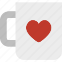 coffee, cup, heart, mug, tea