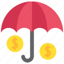 discount, finance, money, payment, rain, taxes, umbrella