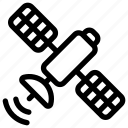 satellite, signal, connection, space