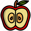 apple, autumn, fall, fruit, seed, thanksgiving