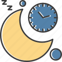 clock, management, moon, time